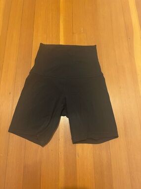 lululemon athletica Black High-Rise Bike Shorts